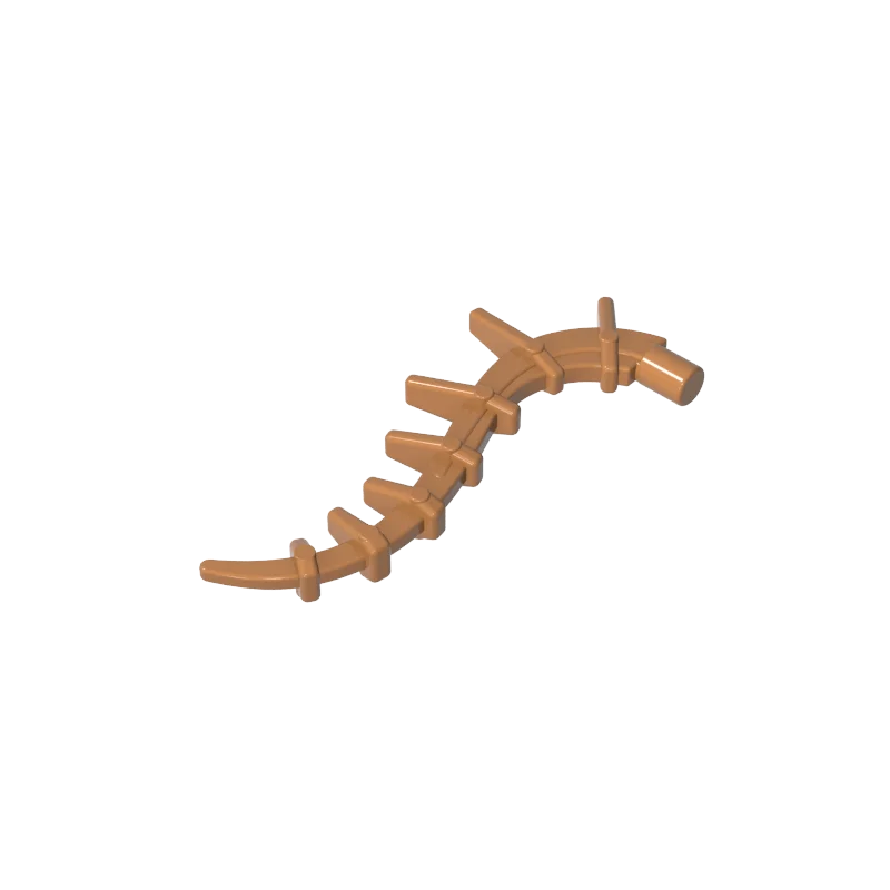 Gobricks 10 шт. 55236 растительное существо часть тела кирпичи виноградной хвост щупальца бионик позвоночник колючие детали MOC строительный блок DIY игрушка