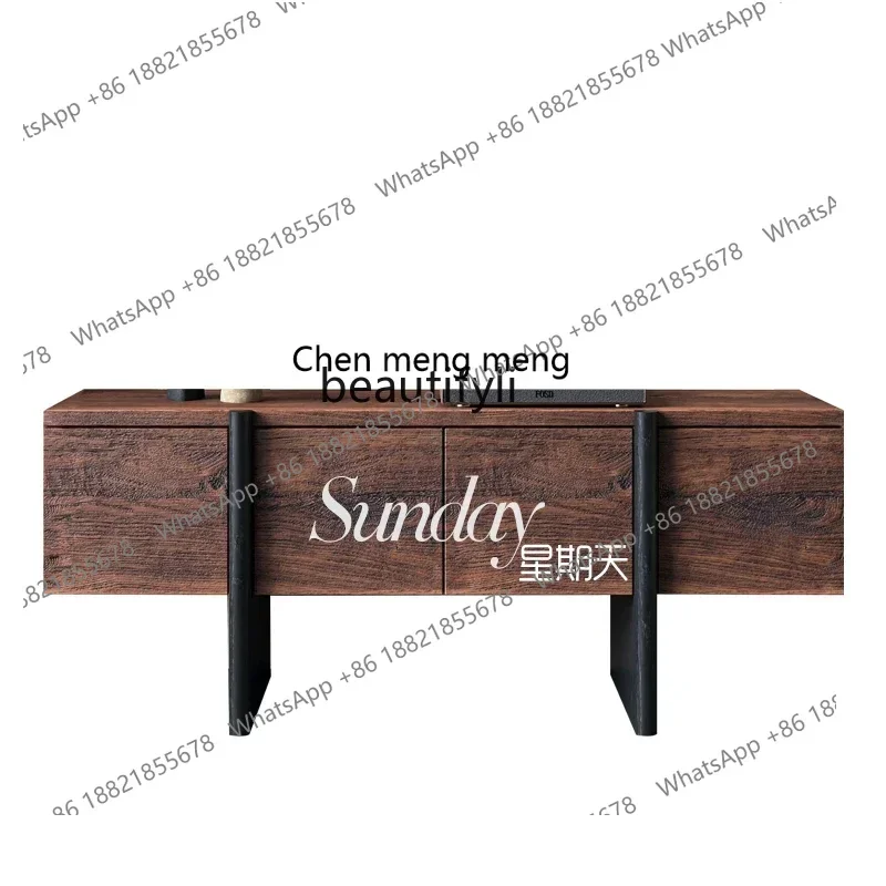 G153 S Nordic TV cabinet, living room retro locker, American retro entrance cabinet can be customized