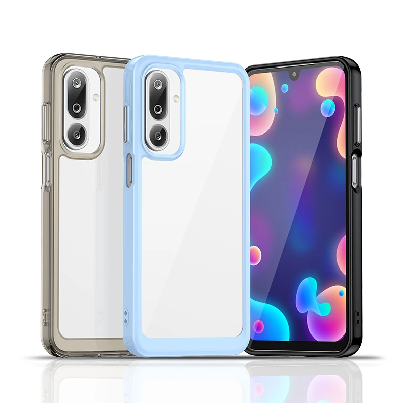 For Samsung Galaxy F56 M36 Case Galaxy F16 M56 Cover Transparent Colorful TPU Case Protective Cover Clear Fundas Coque Capa