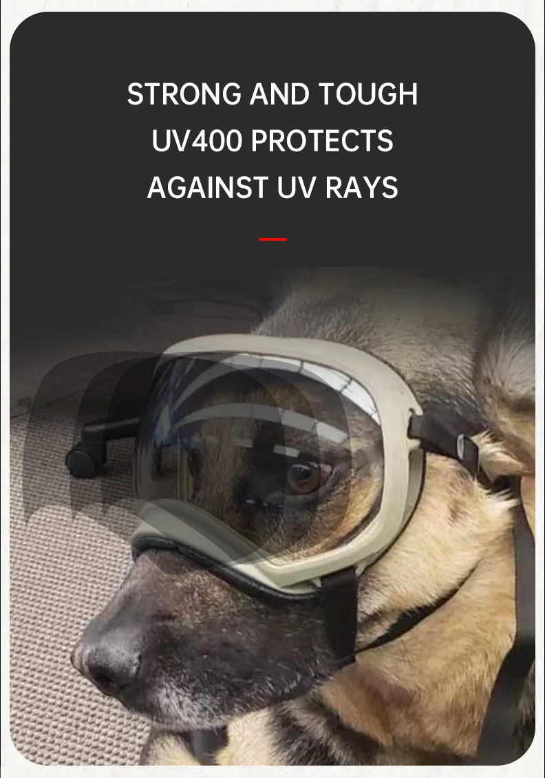 Color changing pet glasses dog goggles size dog sunglasses, snow glasses UV resistant dog sunglasses