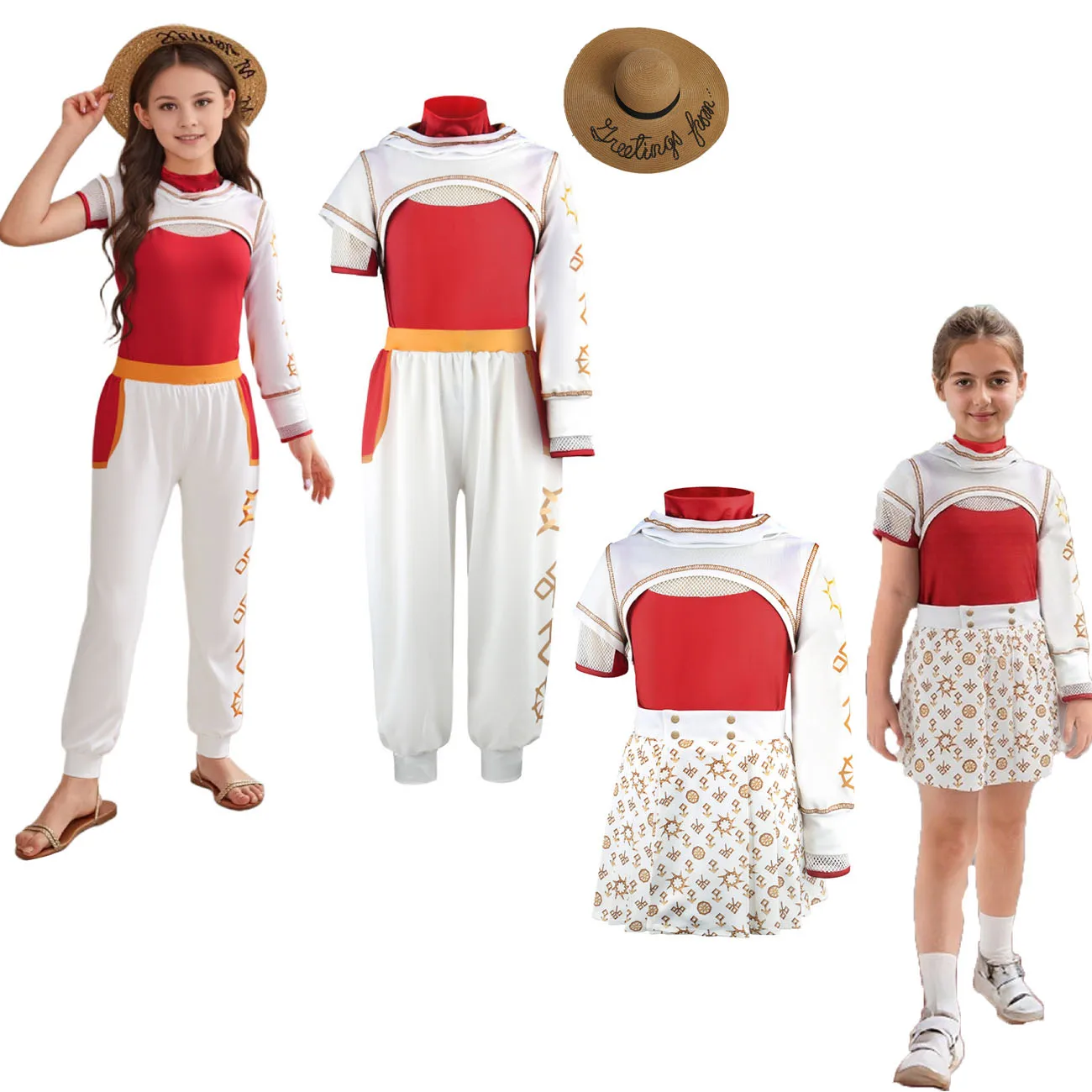 Girls Zombies 4 Nova Costumes For Girl Women Coat Shirt Skirt School Suit Kids Child Clothes