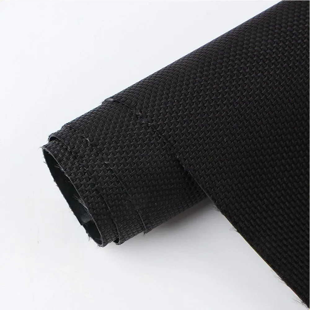 1680D Ballistic Nylon PU Coated Waterproof Fabric 150x100cm Black Durable Canvas Material for Bags Backpacks Luggage DIY Craft