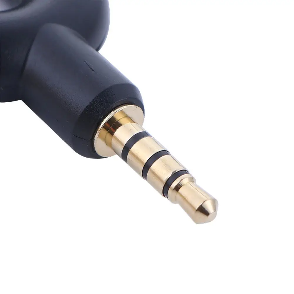 Адаптер для шнура наушников Разветвитель гарнитуры Разъем 3,5 мм U-образный адаптер Аудиокабель Разветвитель для наушников Разъем для микрофона