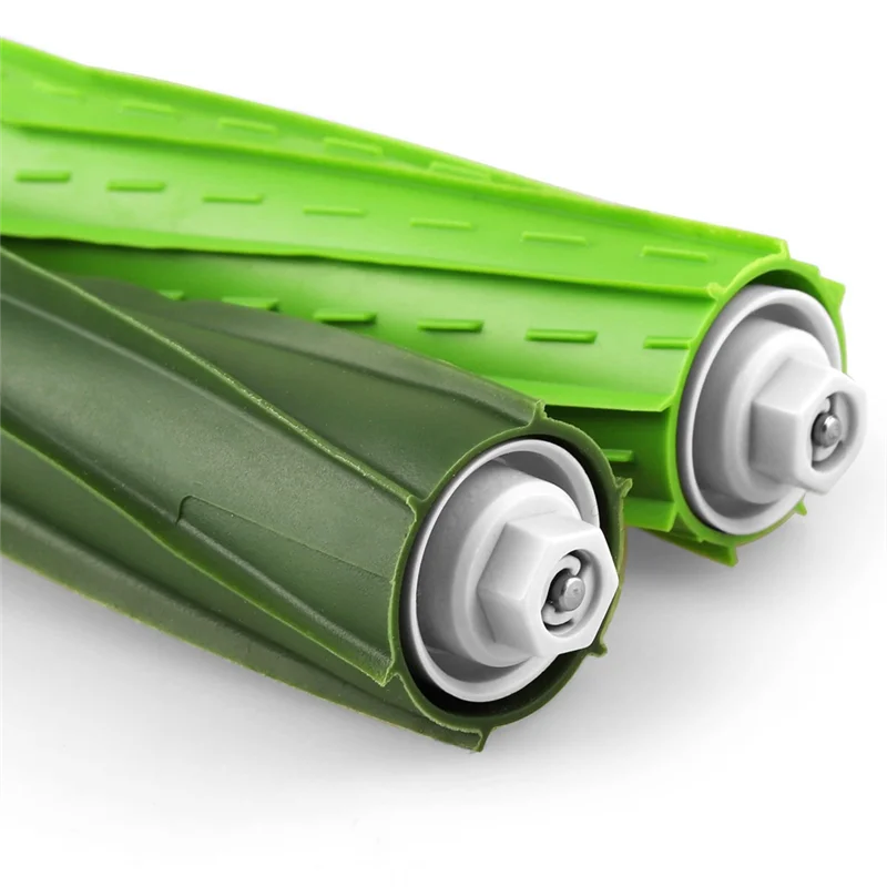 A74X-2Set أجزاء لـ Irobot Roomba I7 I7+ I3 I3+I4 I6 I6+I8 I8+/Plus E5 E6 E7 I, E & J Series Vac فرش الأسطوانة المطاطية