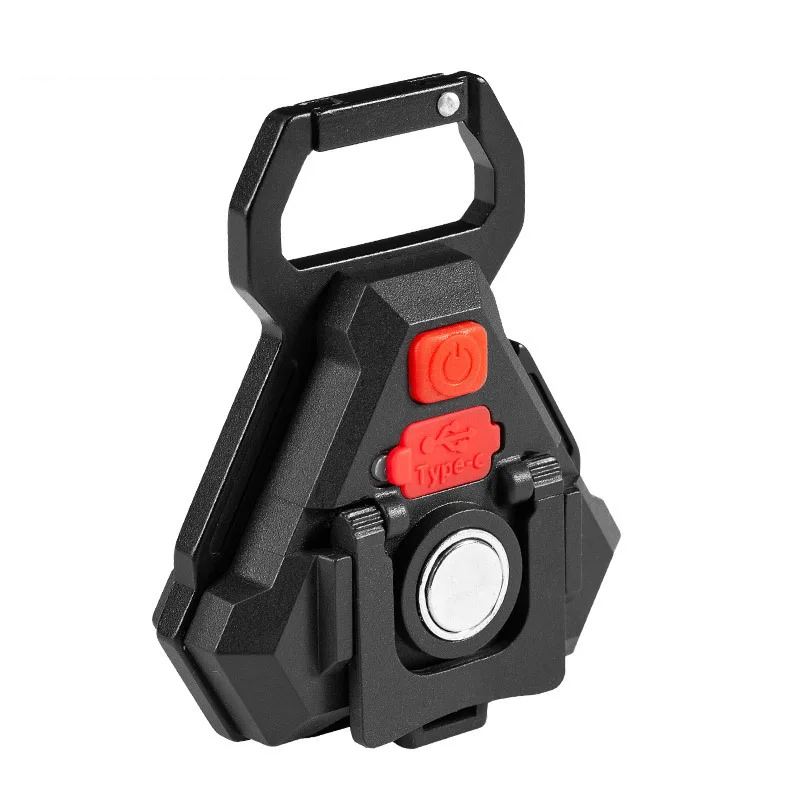 กลางแจ้งแบบพกพา EDC Mini LED พวงกุญแจ Strong Light ไฟฉายแบบพกพาเครื่องมือ