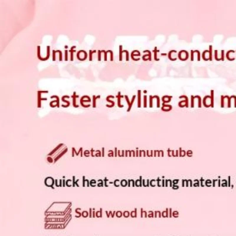 Aluminum Tube Cylindrical Bristle Roller Comb Shape With Fluffy Hair Roots And Bangs Inner Buckle Curly Hair Styling Beauty Tool