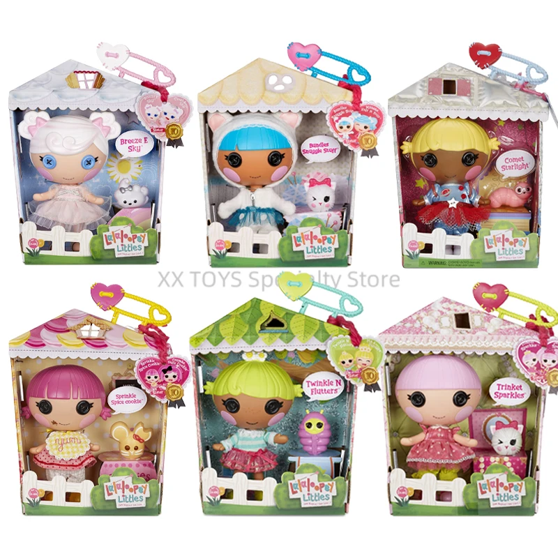 Lalaloopsy Littles Doll Breeze E. Sky Sprnkl Spc Ckie Comet Starlight 18 cm Angel Doll Scene Set Girls Play House Toys Gifts