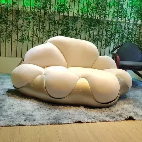 Italian FRP Cloud Couch Creative Art Hotel Villa Rest Area Sofa