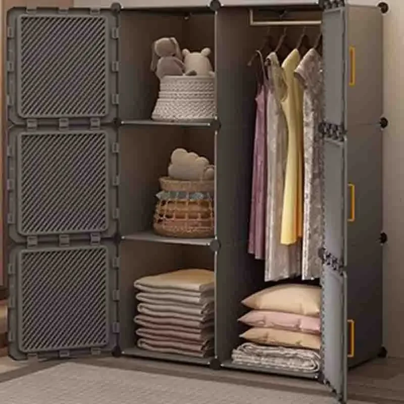 Cupboard Clothes Wardrobe Cube Small Organizer Partitions Cheap Space Saving Closet Shelves Vestidores Lounge Suite Furniture