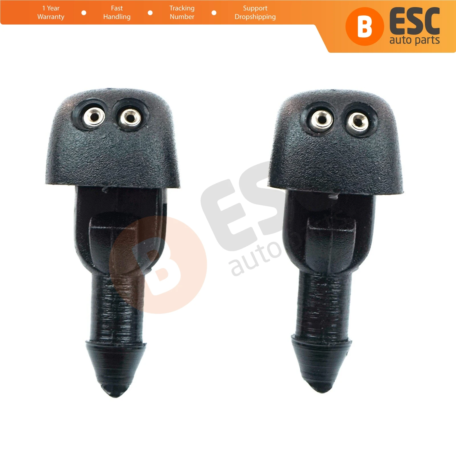 ESC Auto Parts ESP524 2 Pieces Front Windscreen Water Washer Nozzle Spray Jets for Ford Transit T15 T20 Ship From Turkey