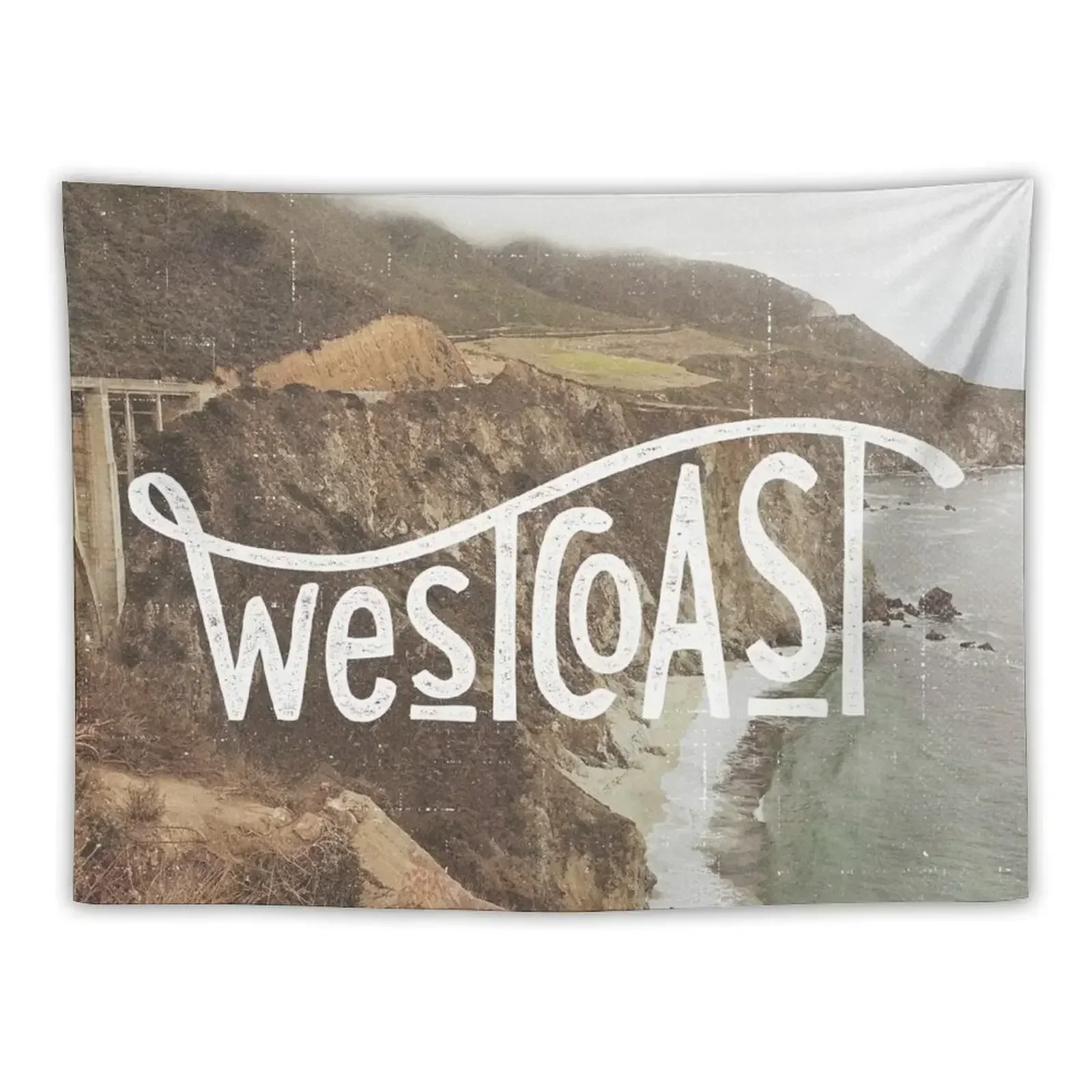 WEST COAST Tapestry Aesthetic Room Decor Korean Wall Mural Tapestry