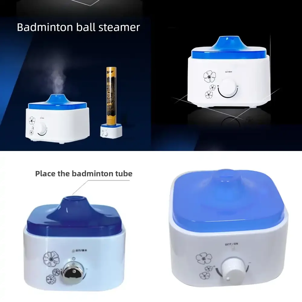 

WAP01 Professional Badminton Steamer Dual Protection Badminton Steamer Mini Plastic Balls Humidifier Portable Shuttlecock