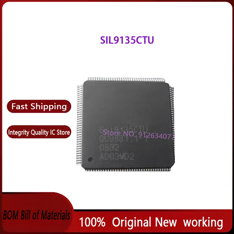 1~10pcs/lot SIL9135CTU SiI9135CTU SIL9135 QFP144 100% Brand New Original