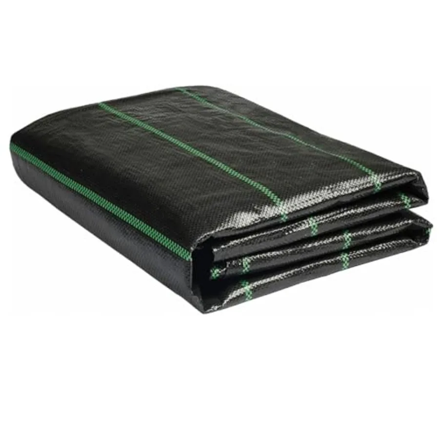 

Weed Barrier Landscape Fabric Heavy Duty 6FT X 100FT Premium 3.2oz Ground Cover Landscape Fabric Gardening MatWoven Geotextile
