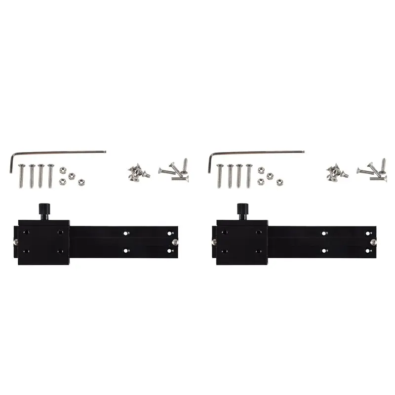 ABKS-2X CNC Adjustable Module Mounting Frame Laser-Head Set For Laser-Head Focus For Laser-Machine Device Full Metal Black