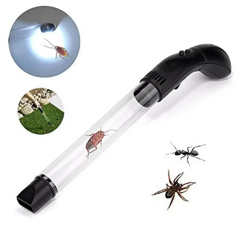 

LED Insect Suction Trap Catcher Handheld Bugs Fly Vacuum portable Electronic Insect Repellent Household Bug Catching Device