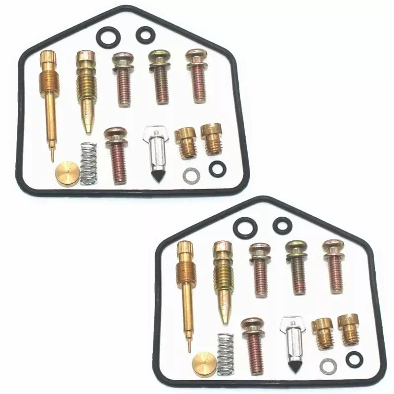 Para KAWASAKI KZ440 KZ750 ZN700 KZ 440 750 700 kit de reparación de carburador de motocicleta sistema de combustible diafragma de émbolo flotante