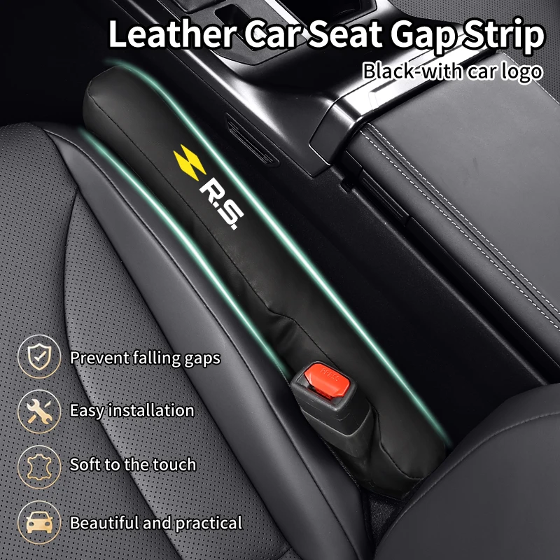 Leather Car Seat Gap Filler Strips Decorative Interior Accessories For Renault Koleos Megane Espace Kadjar Duster Symbol Scenic view 3