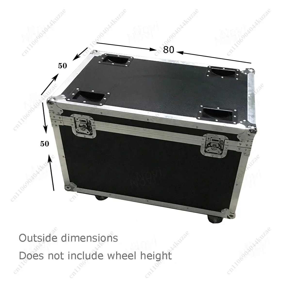 FMT Custom Sizes Shockproof Flight Case with Wheels - Cable Wire Storage & Stage Lighting Equipment Tool Box