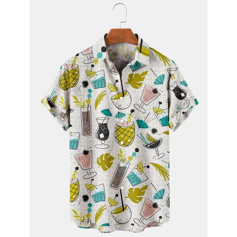 

Loose Faion Print irt Men's Casual Comfortable ort Sve Zipper Closure Thin Fabric Spring Summer Youth ular Sle