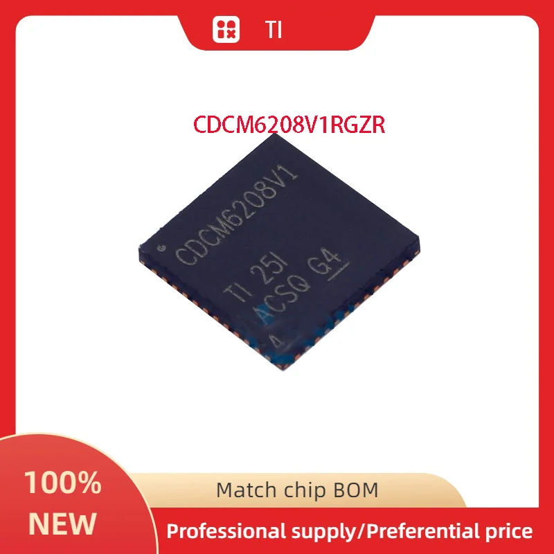 100% 오리지널 CDCM6208V1RGZR, 1 개