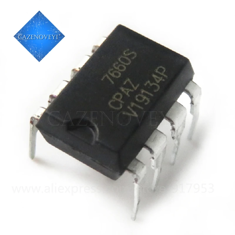 10pcs/lot ICL7660CPAZ TC7660CPA TC7660 DIP-8 In Stock