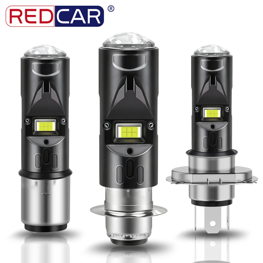 H4 BA20D H6 LED P15D Motorcycle Headlight Bulb CSP Moto LED Super Bright 20000LM Motos Accessories  High Lo Beam Fog Light 12V