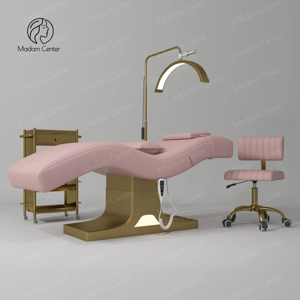 

Electric Eyelash Bed Lounger Cosmetic Lashista Recliner Chair for Beauty Salon Treatment Furniture