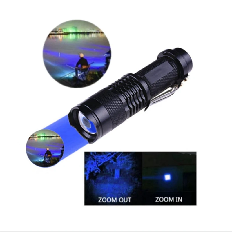 

Telescopic Focusing Flashlight Outdoor Mini Telescopic Zoom Flashlight Fluorescent Dose Flashlight