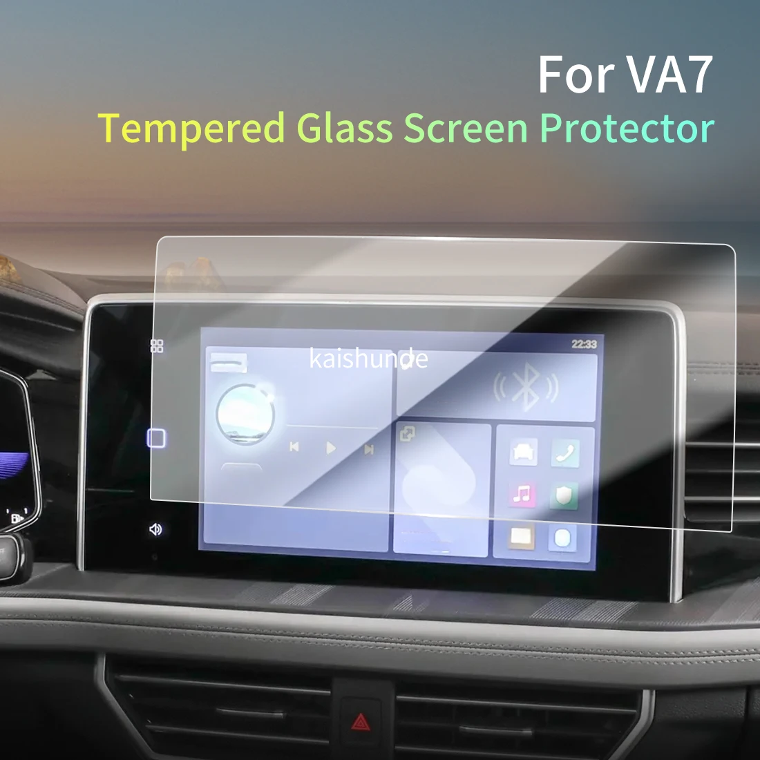 

Car Stickers Meters Protector For24 Volkswagen Jetta VA7 Tempered Glass Protective Film Display Navigation Vehicle