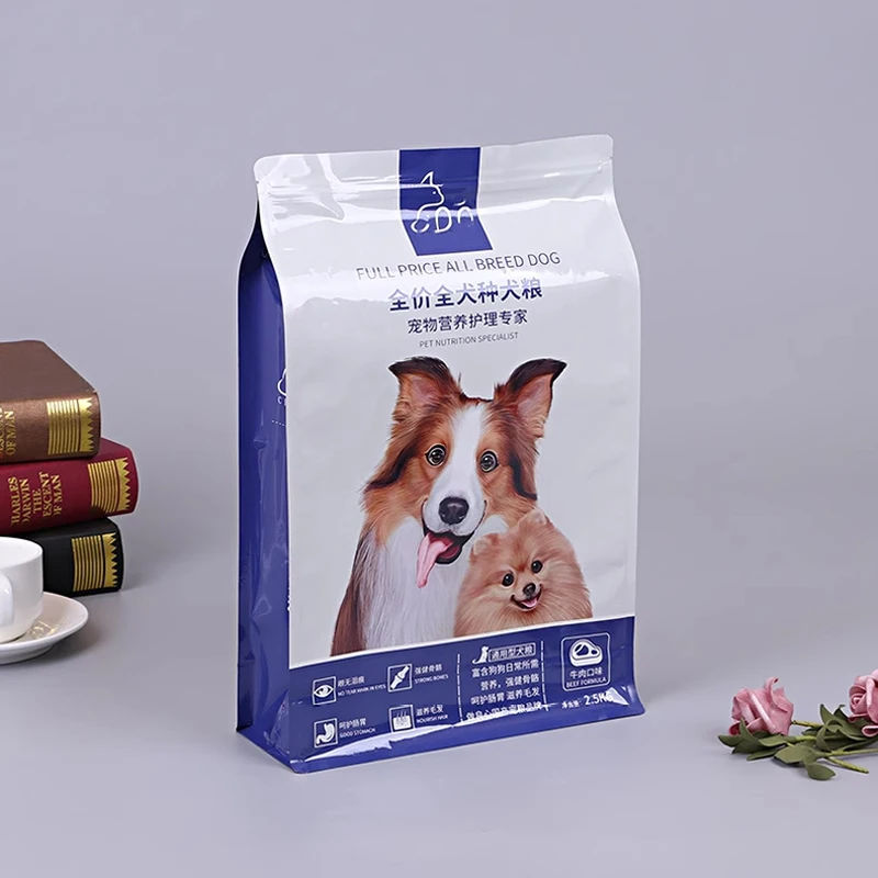 

HD Color Printing,Customized Printed Resealable Eight Sided Sealed Aluminum Foil Zipper Stand Up Bag, Coffee Bean Packaging