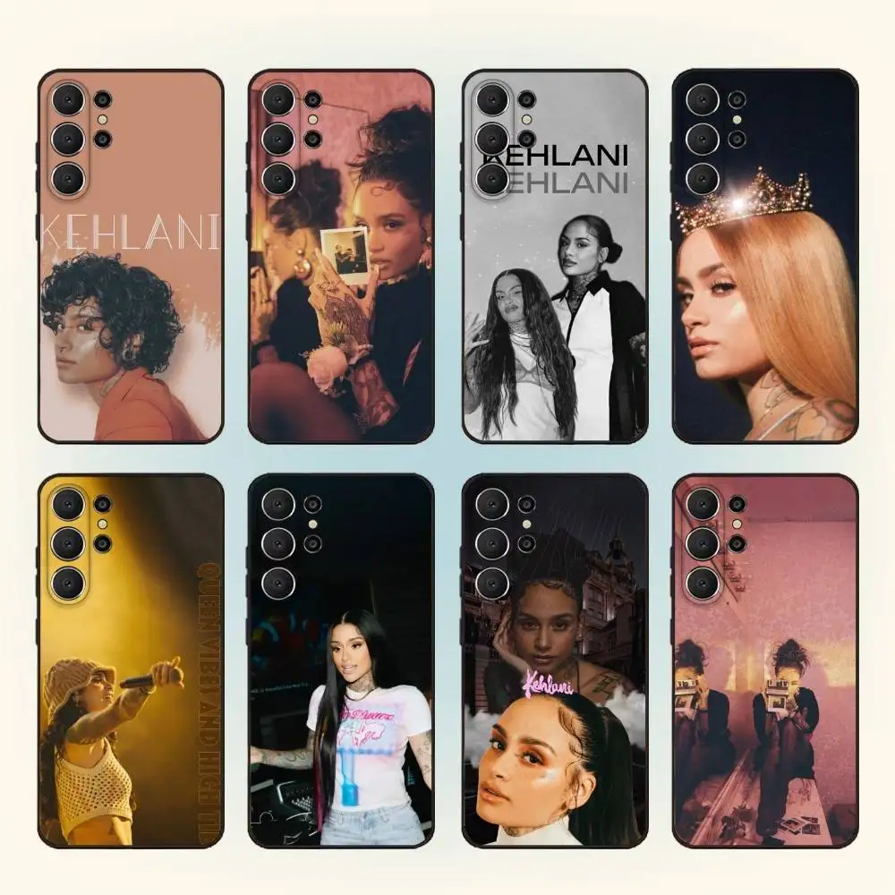 

Singer-K-Kehlani-Gangsta Phone Case For Samsung S25,S24,S21,S22,S23,S30,Ultra,S20,FE,Lite,10,9,Black Cover