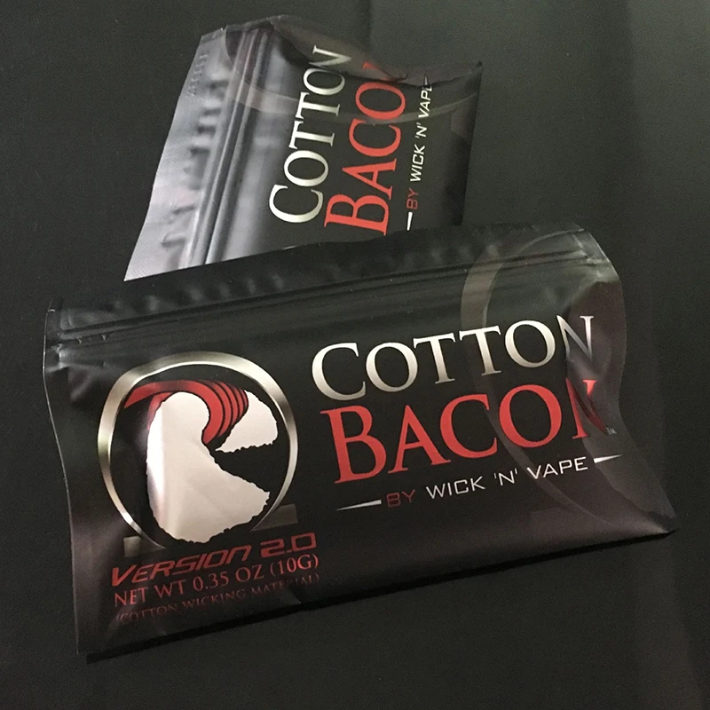 Prime Organic Cotton Back, Malha de Perfil de Coelho Morto, Zeus X, RTA, Kylin, BSKR, RDA, RTA, 100% 2.0, 10pcs por pacote