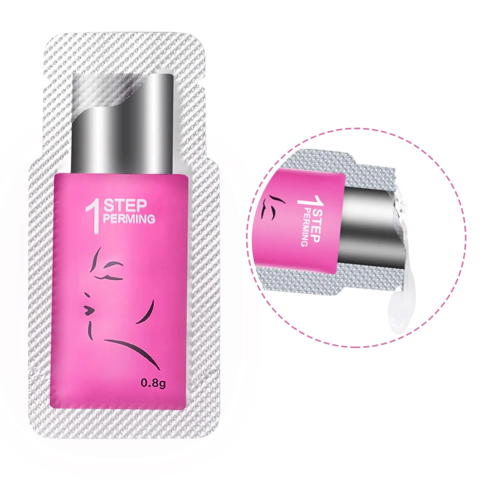 PERMANIA Korea 10 Teile/los 5-8 Minuten Lash Lift Wimpern Dauerwelle Kit Beutel Nummer # 1 # 2 # 3-Setting Lotion Curling Perma Makeup Tool – Detail 3