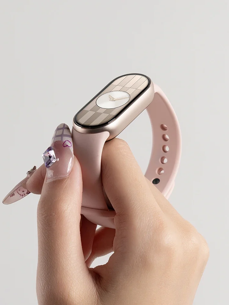 

Поп-силиконовый ремешок для Mi Band 8, Xiaomi 8, NFC-браслет, спортивный ремень, сменный браслет для умных часов, ремешок для часов Xiaomi Mi Bands 8 St