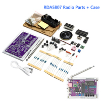 DIY Electronic Kit RDA5807S FM Radio Soldering Assembly Dual Power Supply 87-108MHz School Welding Teaching Training Kits 5V/3V