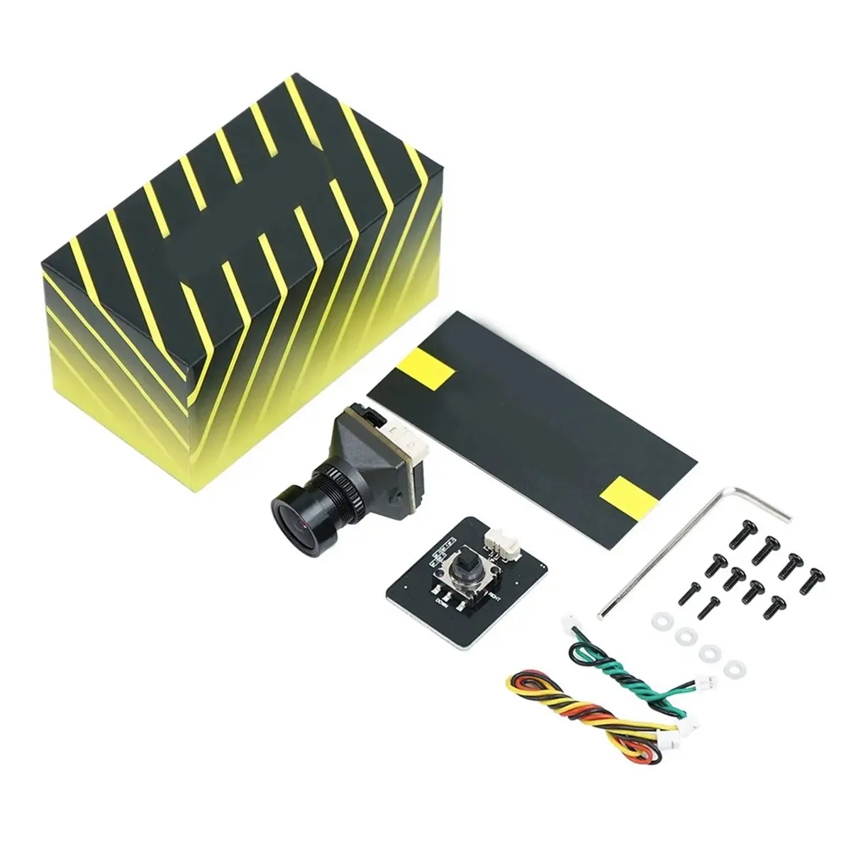 

1500TVL 9.5g Super WDR Starlight FPV Camera 4.5V-27V NTSC PAL CMOS Night Vision Blacklight Mini FPV Drone Racing Camera