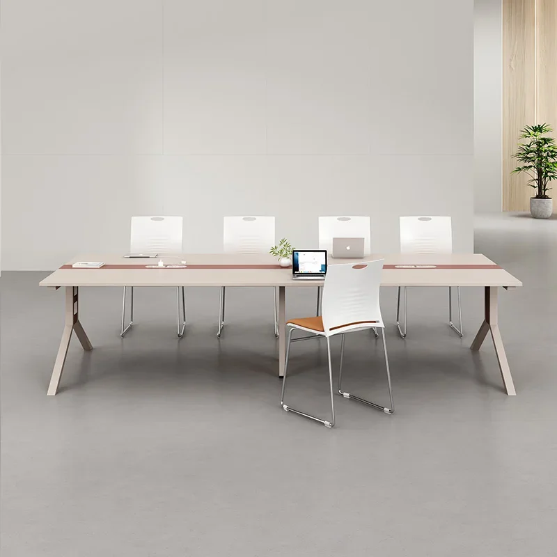 Office conference table Simple modern long negotiation table