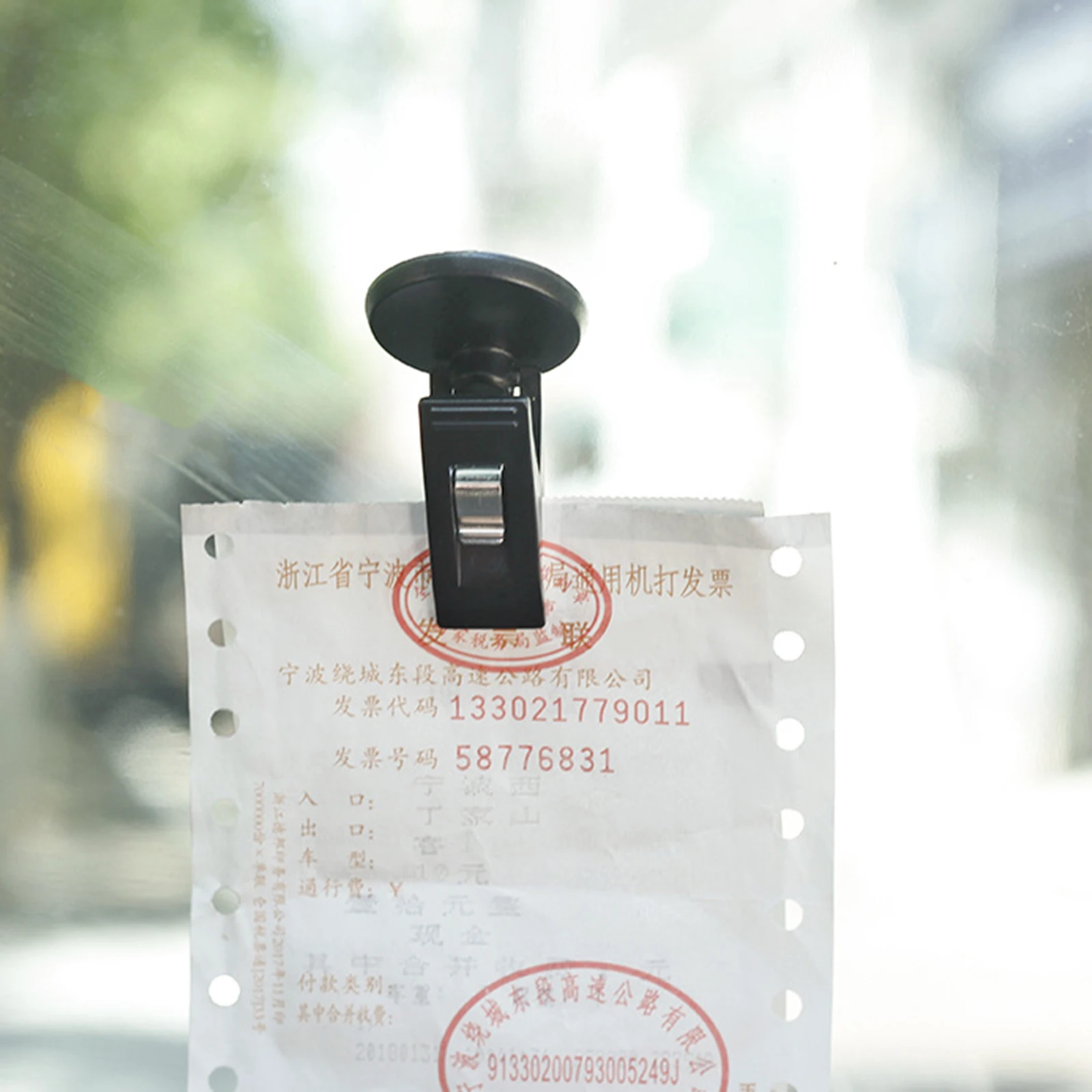 

4pcs Document Fixing Clip Car Mounted Adhesive Clamp Windshield Visor Storage Paste Creative Design Lightweight Portable Glasses