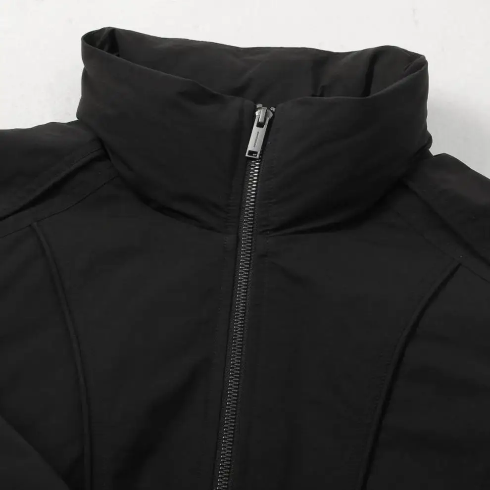 Mens American Short Cotton Jacket Autumn Winter Rugged Handsome Stand Collar Trendy Design Coat Streetwear Men's winter jacket
