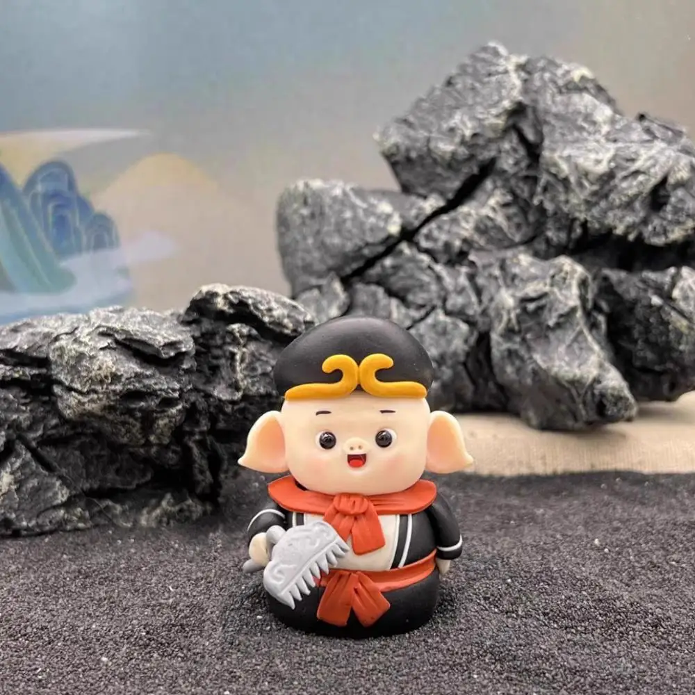 China Masterpiece The Journey To The West Figure Cartoon Tang Monk Wukong Bajie Sha Monk Polymer Clay Model Collectible Toy Gift