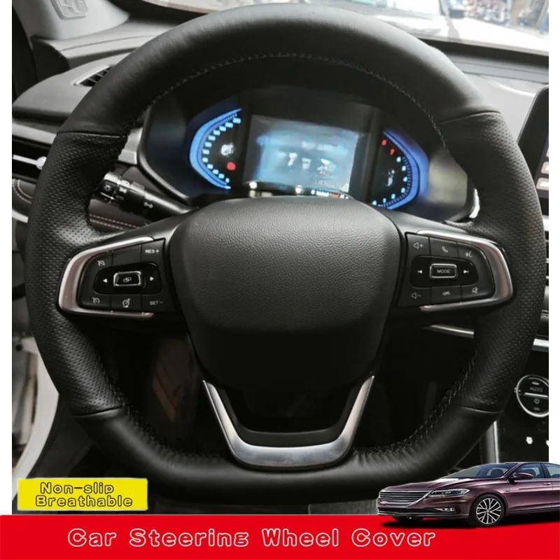 

Customize Hand Sewing Microfiber Leather Car Steering Wheel Cover For Chery Tiggo 7 Pro 20-21 Tiggo 8 Plus 2022 2024 4 5 3 2 T11
