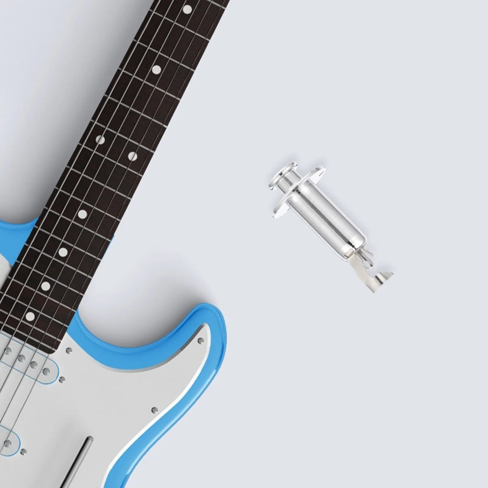 Electric Guitar Zinc Alloy End Pin Plug Smooth Insert Output Jack Noise-Free Pickup Socket Guitar Accessories End Pin Jack