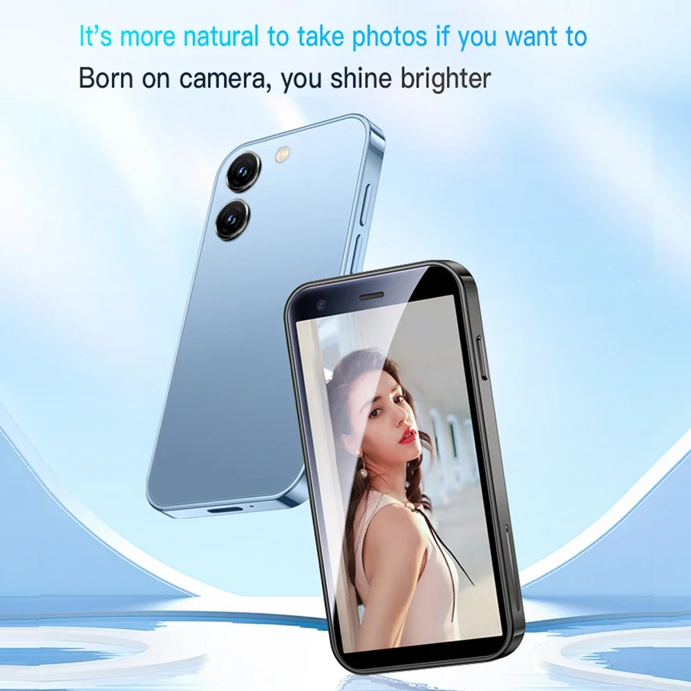 SOYES XS20 Pro 3.0" Small Phone 2GB RAM 16GB ROM Android8.1 Dual SIM Standby With Play Store BT Wifi GPS 3G Cell Phone