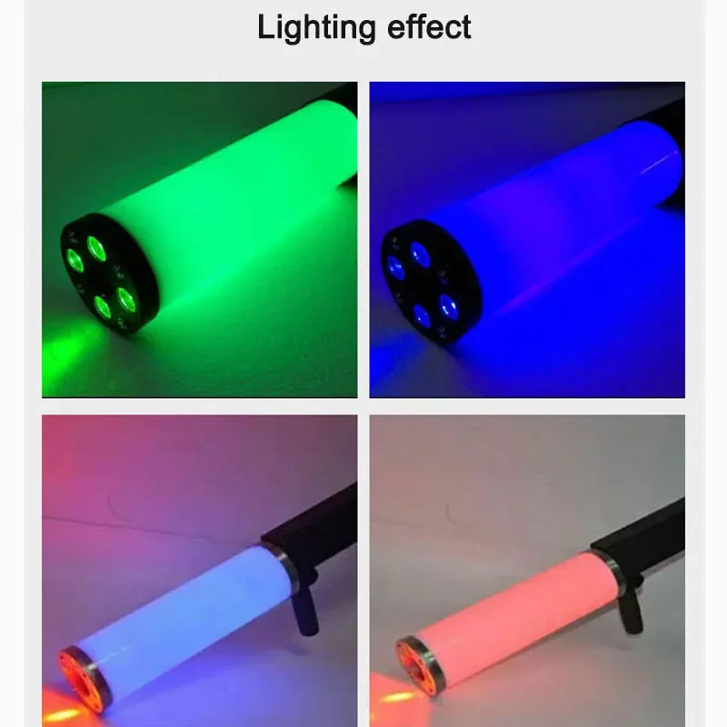 CO2 DJ LED Colored Paper Air Column Gun Portable Sprayer Handheld Atmosphere Interaction Dry Ice Equipment For Stage And Concert