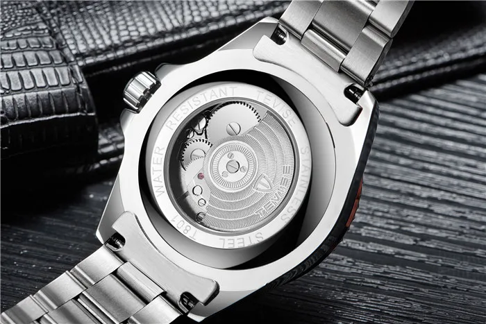 TEVISE Automatic Mechanical Luxurious For Men Waterproof Business&Fashion Stainless Steel Wristwatch