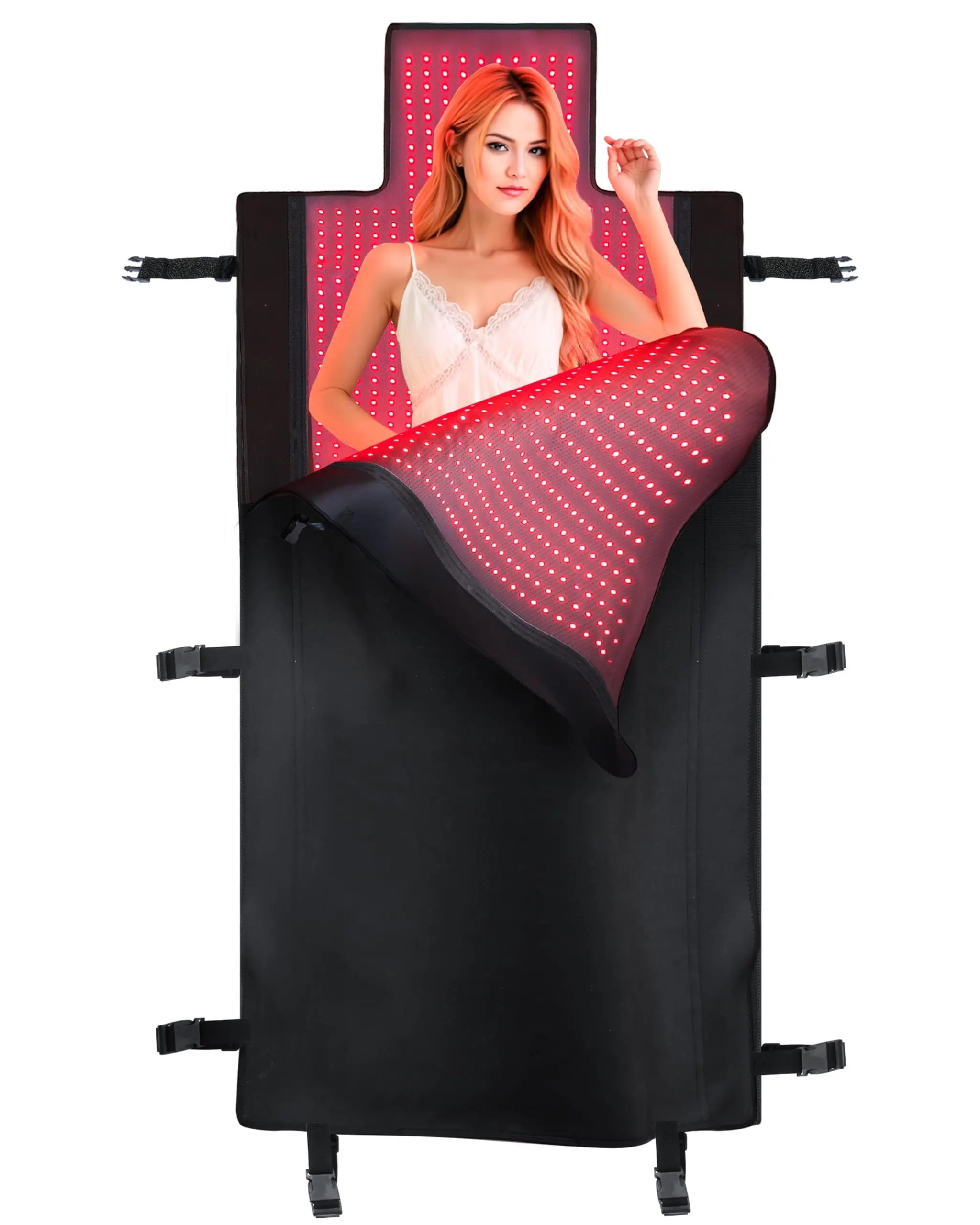 Hot selling：660nm 850nm LED Light Therapy Pad Red Light Therapy Mat for Full Body Firmness 1 MOQ Sleeping 16673278573