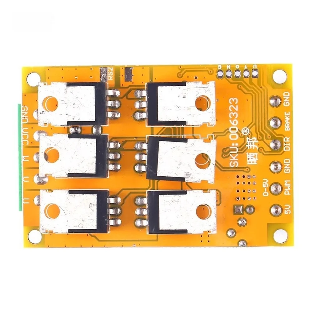 380W  FOR BLDC  Three Phase Brushless Motor Controller  FOR PWM  Driver Board FOR PWM  Signal Input Rated 16A, 30A With Air Cool