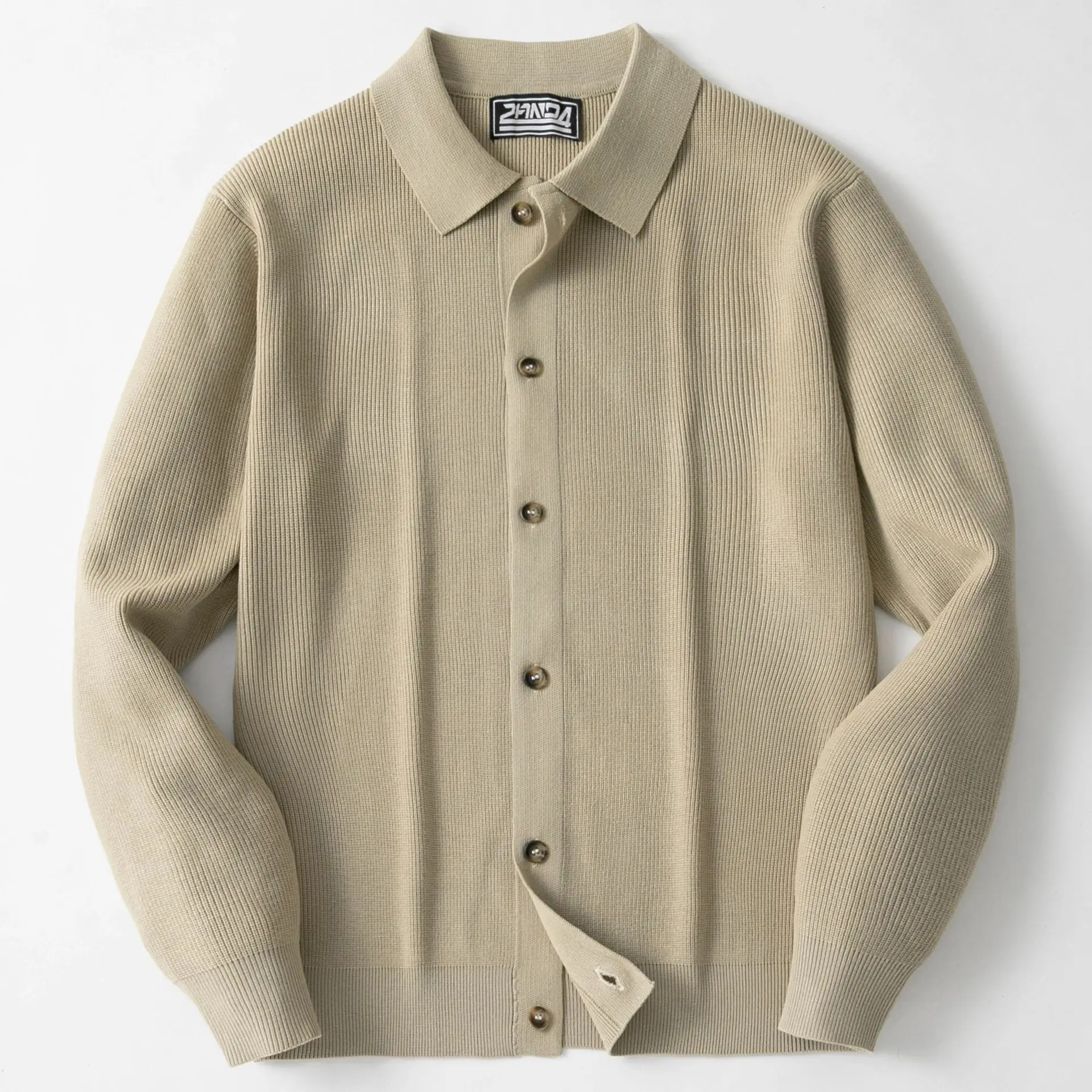 

Men's Clothing European and American Youth Men's Casual Sweaters Solid Color Cardigan Sweater Jacket