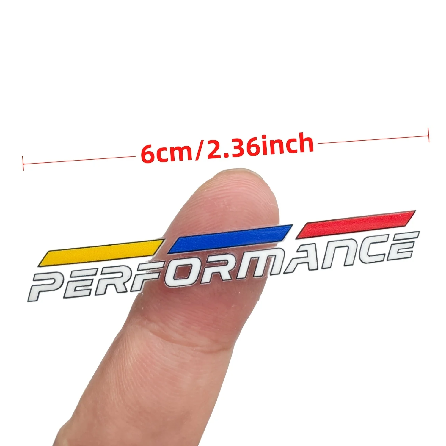 Yellow Blue Red Stripe Performance Vinyl Car Decal Sticker Waterproof Self Adhesive Badge For Car Side Window Bumper Motorcycle